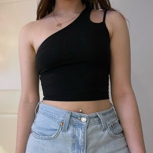 One Shoulder Tank Top